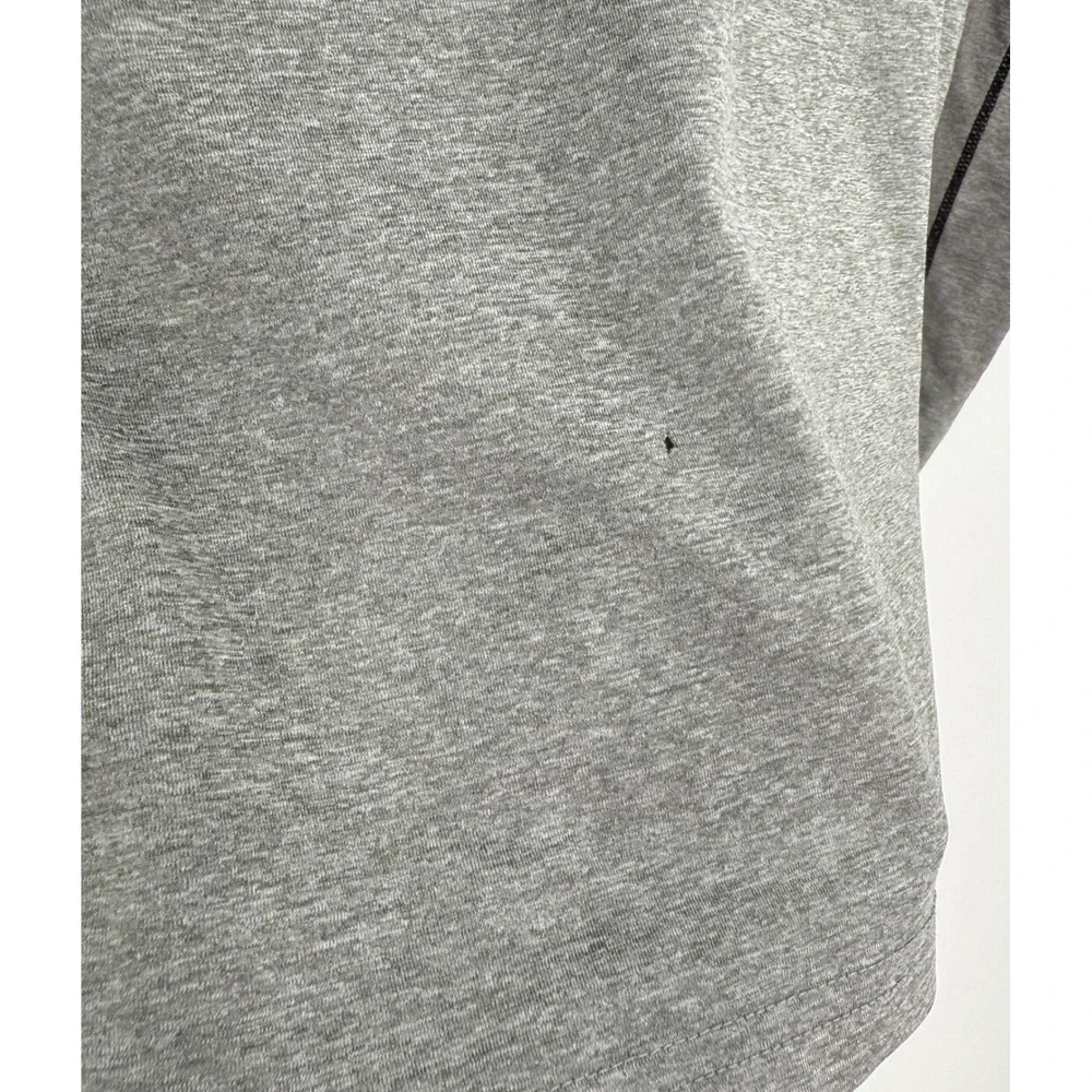 Nike Pro Fitted Training Long Sleeve Top Gray Kids L Large Activewear See Photos